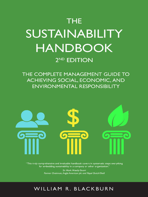 Title details for The Sustainability Handbook by William Blackburn - Available
